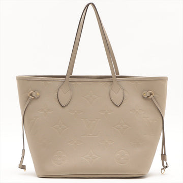 Neverfull MM Empreinte Leather Turtledove Beige Bag