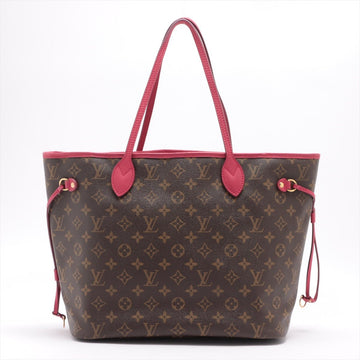 Neverfull MM Raspberry Monogram Ikat Flower Limited Edition
