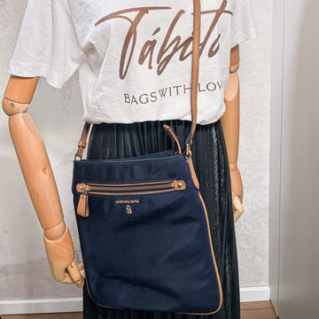 Kelsey Nylon Blue Navy Crossbody Bag