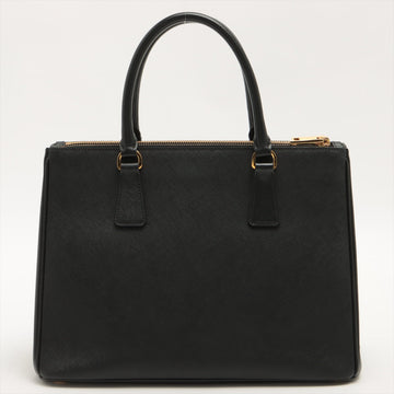 Galleria Large 2way Black Saffiano Leather