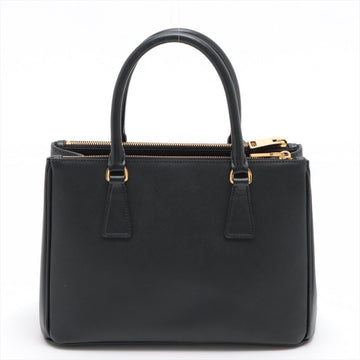 Galleria Medium 2way Black Saffiano Leather