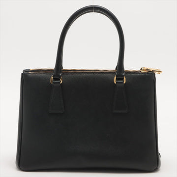 Galleria Medium 2way Black Saffiano Leather