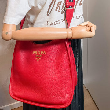 Hobo Red Leather