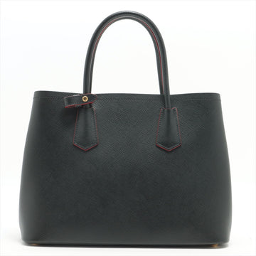 Medium Saffiano Leather Double