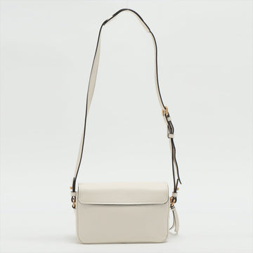 Phenix Shoulder Bag White Leather