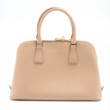 Promenade Saffiano Leather 2way Beige Medium