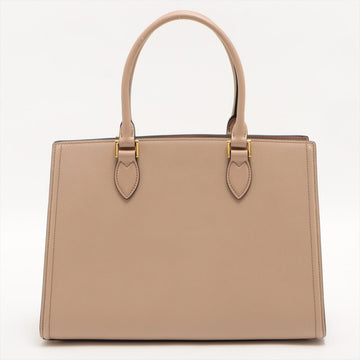 Saffiano 2way handbag Pink