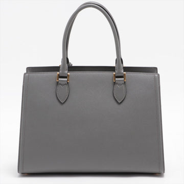 Saffiano Leather 2way Medium Grey