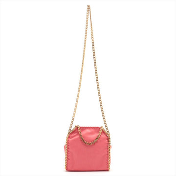 Falabella Tiny Vegan Fabric Pink Bag