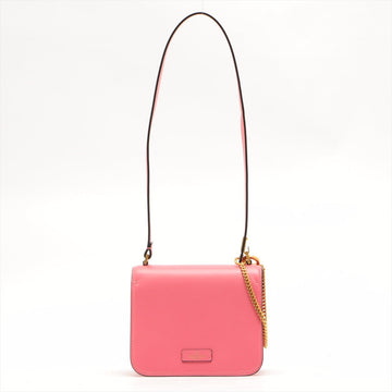 Small VSling Pink Grainy Calfskin Leather
