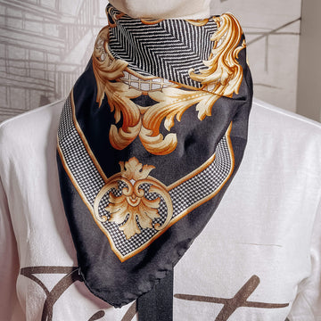 Black & Gold Foulard