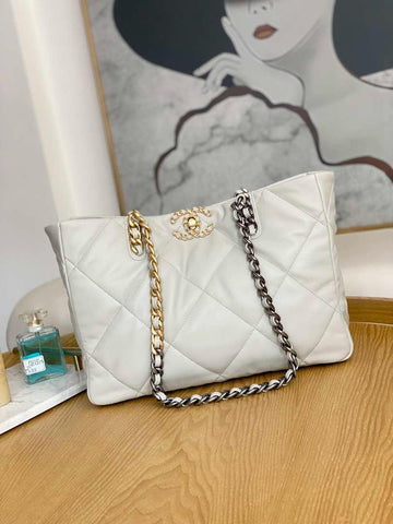 Makersluxe - Shiny Shopping Bag Light Gray