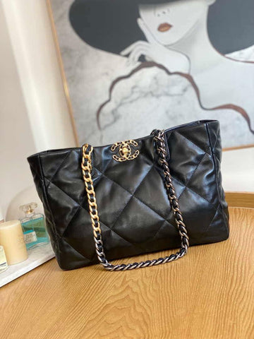 Makersluxe - Shiny Shopping Bag Black