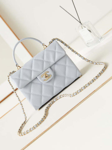 Makersluxe - Shiny Shopping Bag Light Blue