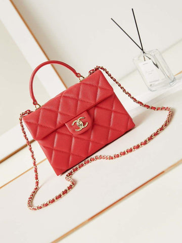 Makersluxe - Shiny Shopping Bag Red