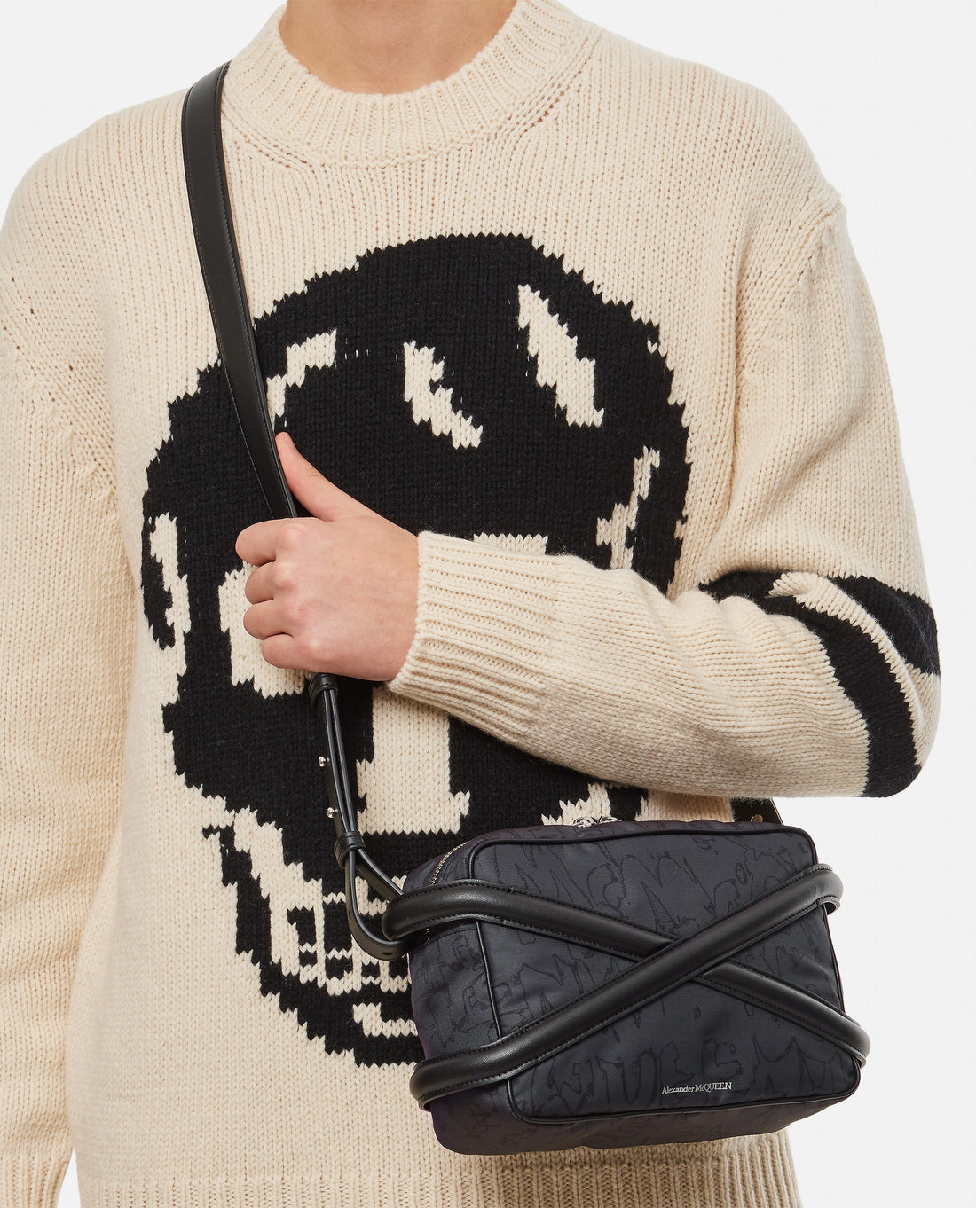 Alexander Mcqueen Men Harness Camera Bag