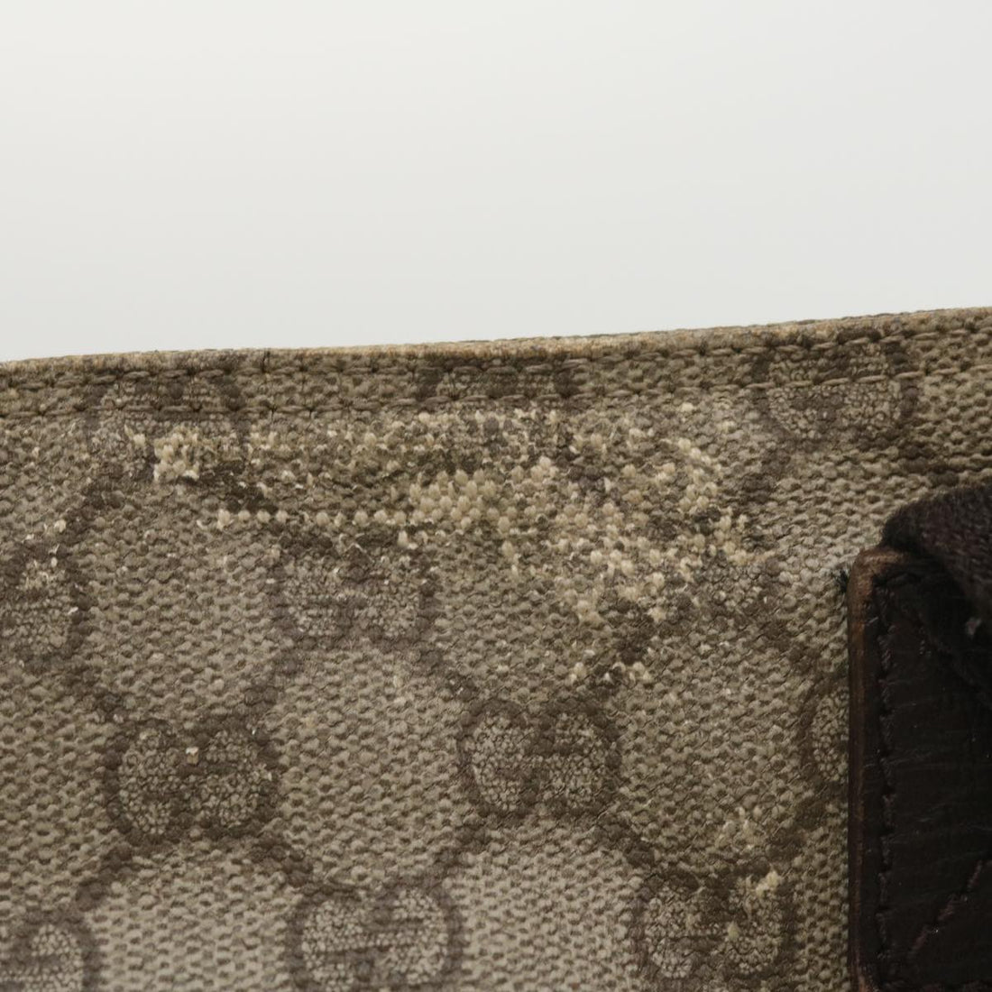 GUCCI GG Canvas Shoulder Bag Beige 141626467891 tb395
