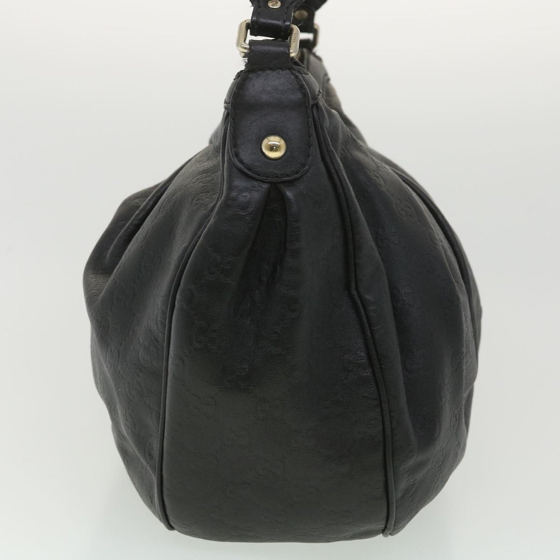 GUCCI Guccissima Shoulder Bag Black 232955 tb522