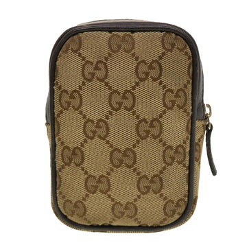 GUCCI GG Canvas Cigarette Case Beige 115249 tb636
