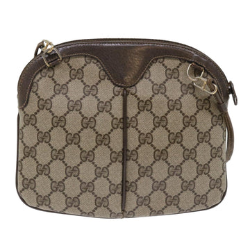 GUCCI GG Canvas Web Sherry Line Shoulder Bag Beige Red 904 02 047 tb688