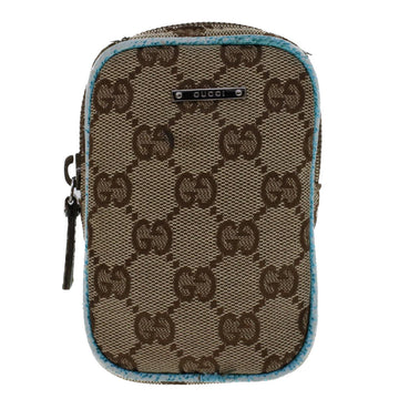 GUCCI GG Canvas Coin Purse Pouch 2Set Beige tb744