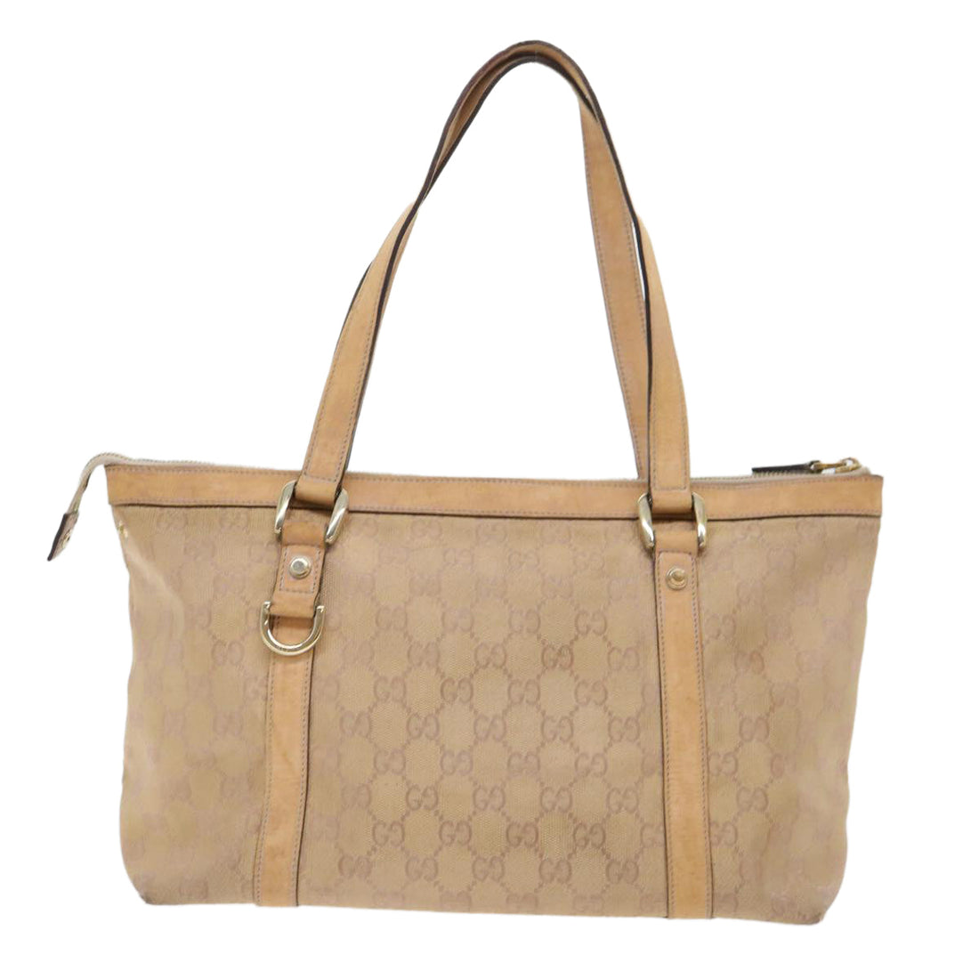 GUCCI GG Canvas Tote Bag Gold 141470 tb863