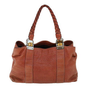 GUCCI Tote Bag Leather Orange 232947 tb893
