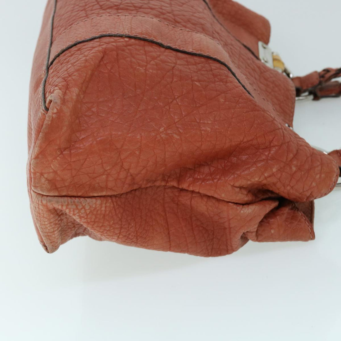GUCCI Tote Bag Leather Orange 232947 tb893