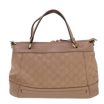 GUCCI GG Canvas Guccissima Hand Bag 2way Shoulder Bag Beige 269894 th3730