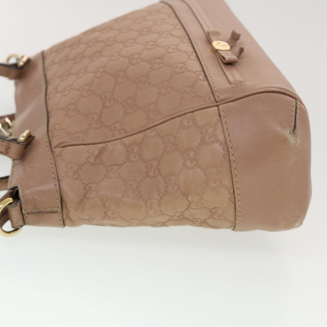 GUCCI GG Canvas Guccissima Hand Bag 2way Shoulder Bag Beige 269894 th3730