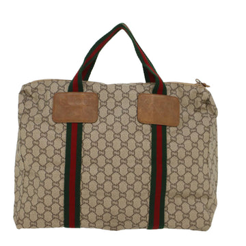 GUCCI GG Plus Canvas Web Makersluxe Bags Beige Red Green th3991