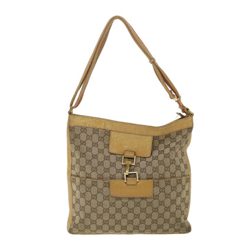 GUCCI GG Canvas Sherry Line Shoulder Bag Beige Red 001 4094 002113 th4031