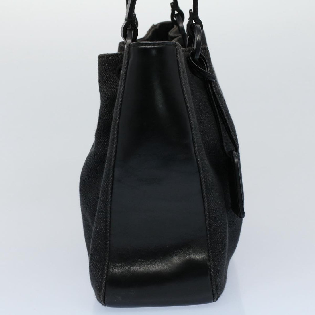 GUCCI GG Canvas Shoulder Bag Black 101919 th4064