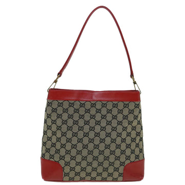 GUCCI GG Canvas Shoulder Bag Red Beige 001 4231 001998 th4317
