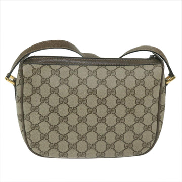 GUCCI GG Supreme Web Sherry Line Shoulder Bag Beige Red 14 02 032 th4355