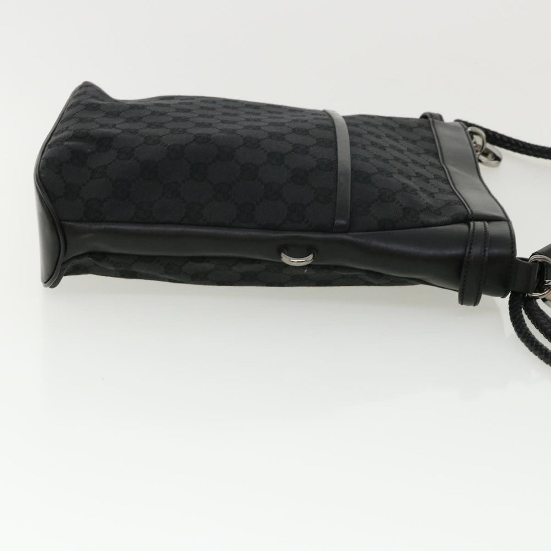 GUCCI GG Canvas Shoulder Bag Black 1090972128 ki2297