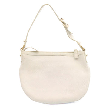 GUCCI Sherry Line Hand Bag Leather White am1337s