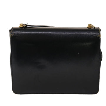 GUCCI Shoulder Bag Leather Black bs2567