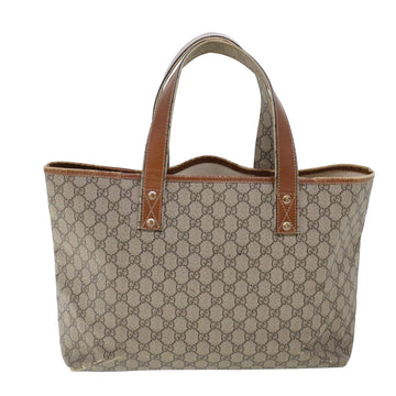 GUCCI GG Canvas Web Makersluxe Bags PVC Leather Beige Red 211134 41684