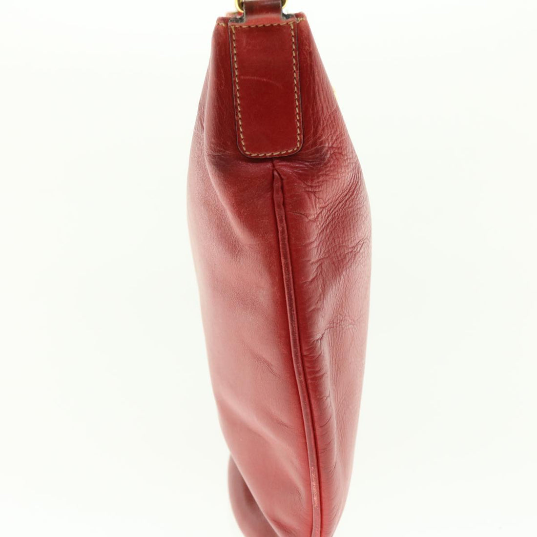GUCCI Shoulder Bag Leather Red ti1010