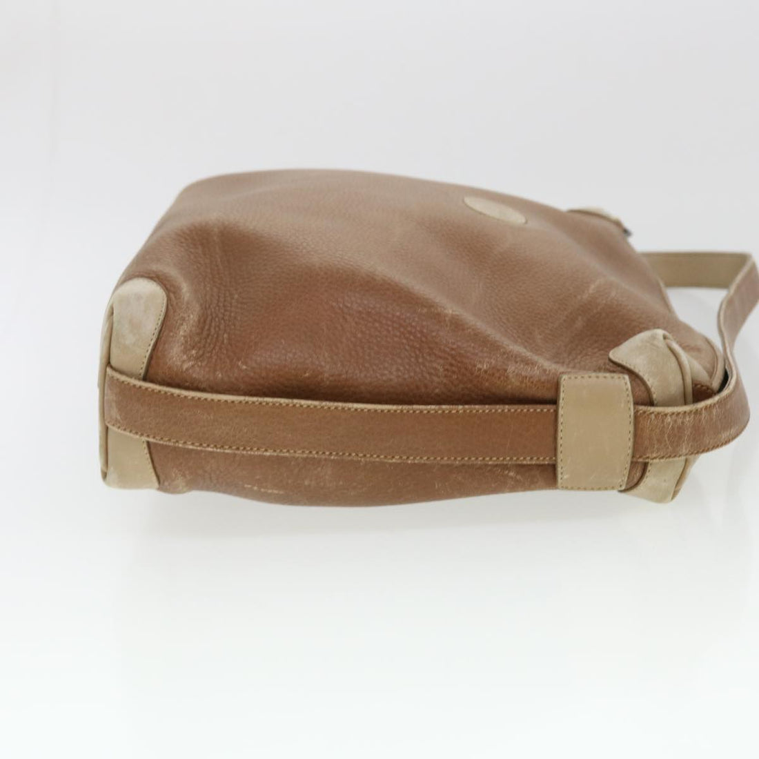 GUCCI Shoulder Bag Leather Brown ti1051