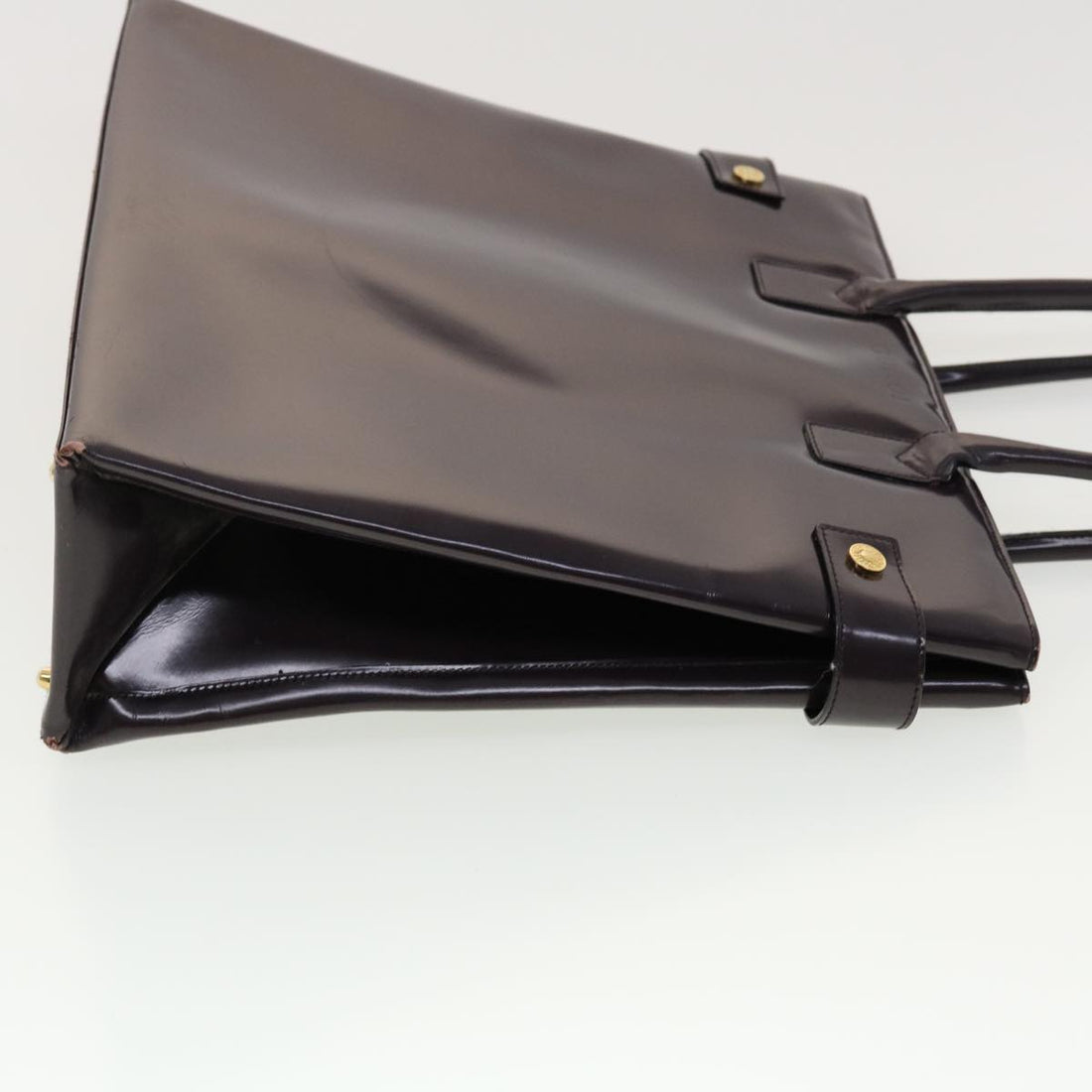 GUCCI Shoulder Bag Leather Purple ti1095
