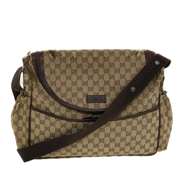 GUCCI GG Canvas Shoulder Bag 2Set Beige ti1120