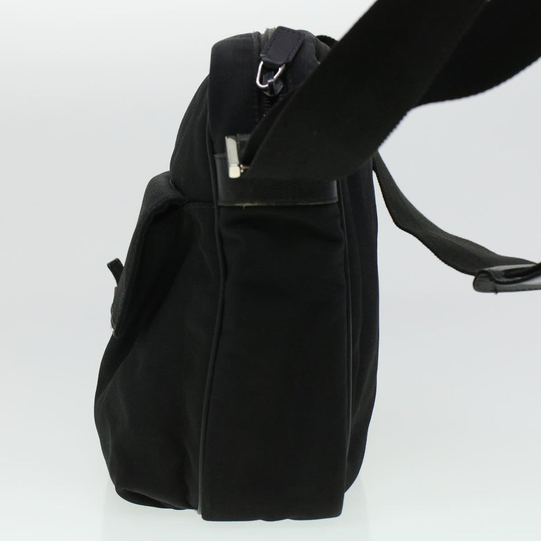 GUCCI Shoulder Bag Canvas Black 146298 ti1133