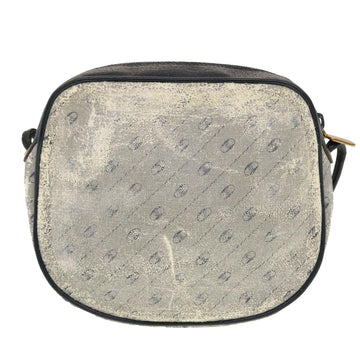 GUCCI Shoulder Bag PVC Leather Navy Gray Red ti1146