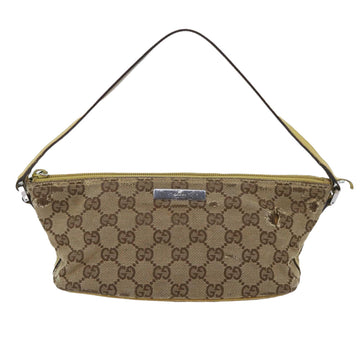 GUCCI GG Canvas Accessory Pouch 2Set Beige Black ti1192