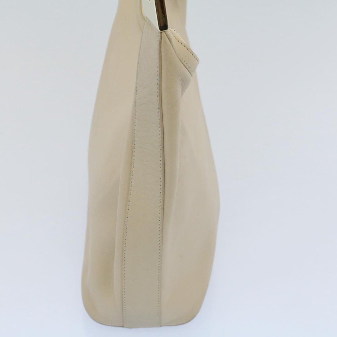 GUCCI Shoulder Bag Leather Beige ti1223