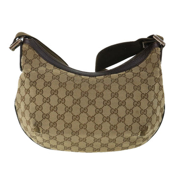 GUCCI GG Canvas Shoulder Bag Beige Brown 181092 ti1226