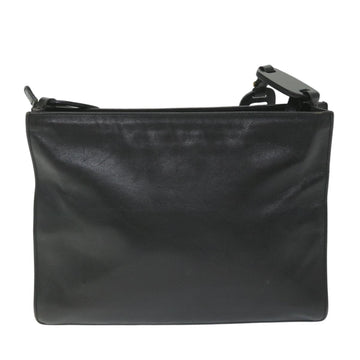 GUCCI Shoulder Bag Leather Black 001 2122 1822 ti1287
