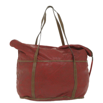 GUCCI Boston Bag Coated Canvas Red 89 19 001 ti1362